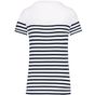 kariban T-shirt marin col rond Bio femme white/navy_stripe