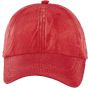 K-up Casquette Vintage - 6 panneaux red_washed