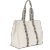 Kimood Grand sac shopping recyclé à soufflet ecume/nippon_black