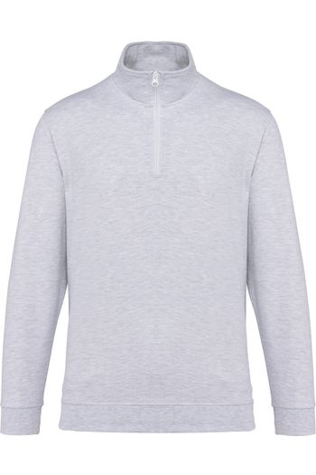 Sweat-shirt col zippé 