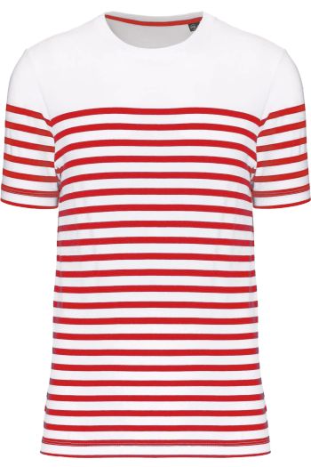 Image produit T-shirt marin col rond Bio homme