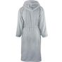 The One Towelling Bathrobe Hooded silver_grey