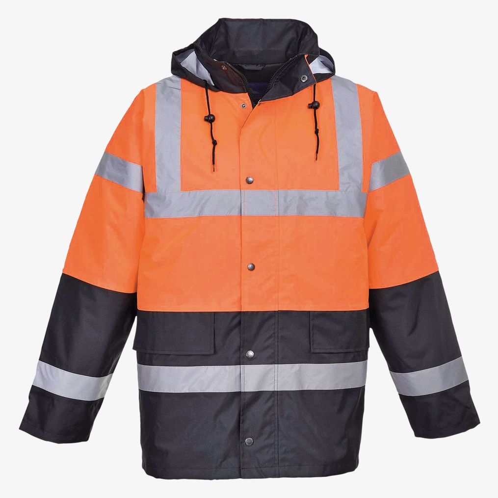 Hi-vis traffic jacket portwest