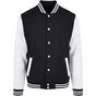Build Your Brand Basic Basic College Jacket black/white