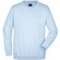 James&Nicholson Round Sweat Heavy light_blue