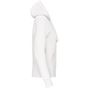 kariban sweat-shirt zippé capuche femme white