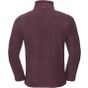 Russell Veste polaire zippée homme burgundy