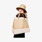 Nutshell Tote bag en jute Adley avec simili cuir