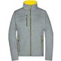 James&Nicholson Ladies´ Softshell Jacket dark_melange/yellow