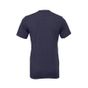 Bella Unisex heather cvc short sleeve tee heather_midnight_navy