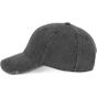 K-up Casquette vintage effet déchiré - 6 panneaux washed_black