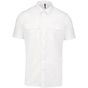Kariban Chemise pilote manches courtes homme white