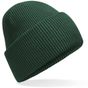 Beechfield Bonnet classique à large revers et pinces invisibles bottle_green