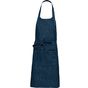 Kariban Tablier polycoton avec poche denim
