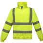 yoko Sweat-shirt 1/4 zip haute visibilité hi_vis_yellow