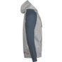Tee Jays Unlabeled Two-tone Hooded Sweatshirt heather_grey/ink