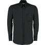 Kustom Kit Slim Fit Workwear Oxford Shirt Long Sleeve Black