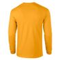 Gildan Adult T-Shirt Ultra-cotton Long Sleeve gold