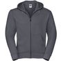 Russell ZIP HOODED SWEAT convoy_grey