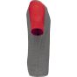 ProAct T-shirt triblend bicolore sport manches courtes unisexe grey_heather/sporty_red_heather