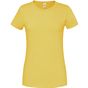 fruit of the loom Ladies Iconic 195 Ringspun Premium T - tournesol - L