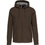 Kariban Sweat-shirt zippé capuche unisexe dark_khaki