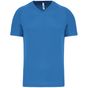 ProAct T-shirt de sport manches courtes col v homme aqua_blue