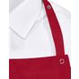 SG Accessories - Bistro Amsterdam Bib Apron with Pocket red