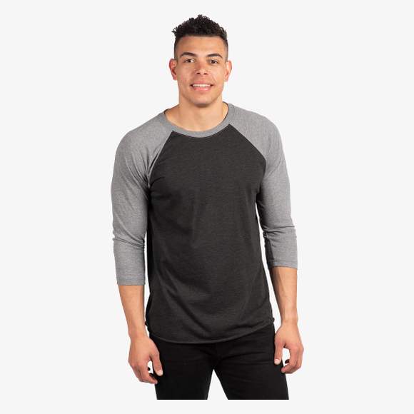 Unisex Tri-Blend 3/4 Raglan T-Shirt Next level apparel