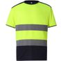 yoko T-Shirt bicolore hi-vis hi_vis_yellow/navy