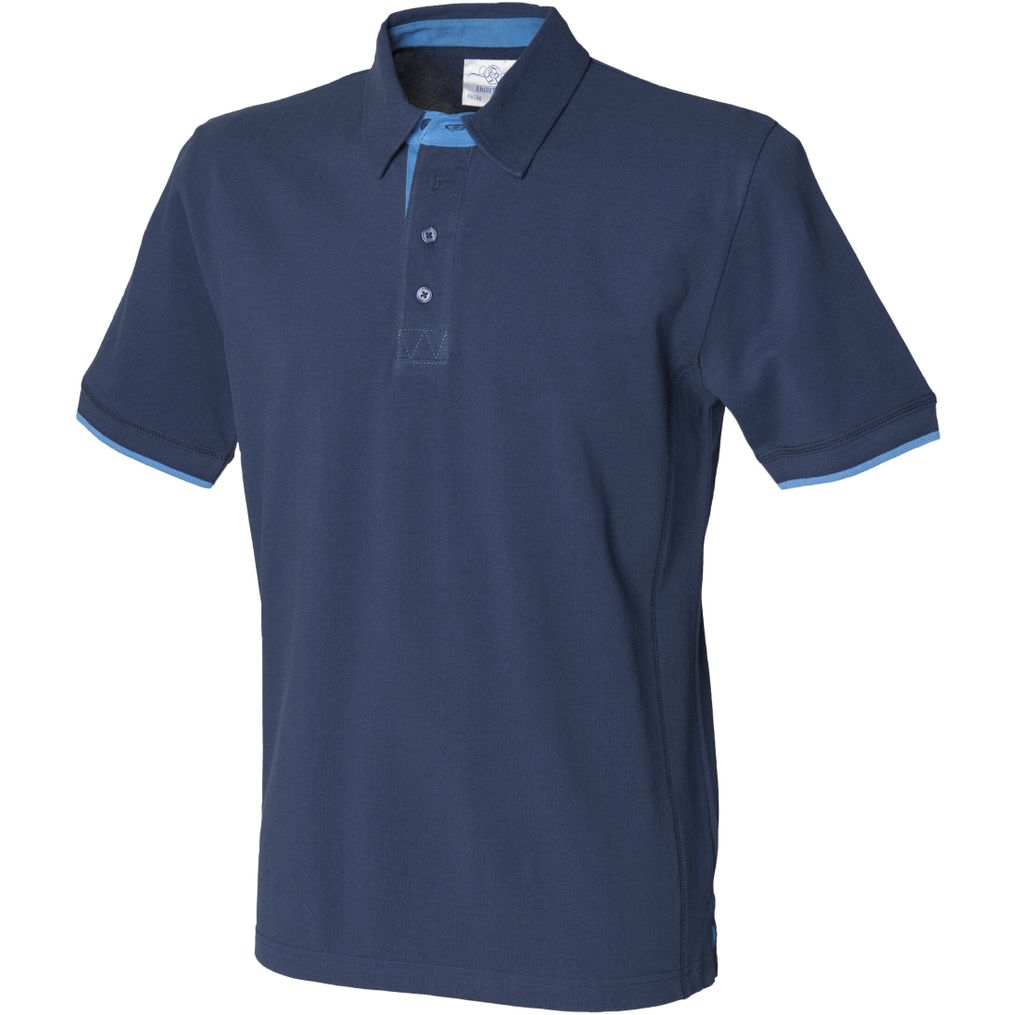 MEN’S CONTRAST POLO SHIRT  Front Row