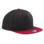 Beechfield Casquette Snapback contrastée à 5 panneaux black/classic_red