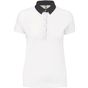 Kariban Polo jersey bicolore homme white/dark_grey_heather