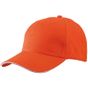 Myrtle Beach 5 Panel Sandwich Cap orange/white