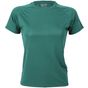 Cona Sports Ladies Rainbow Tech Tee bottle_green