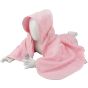 A&R Serviette à capuche pour bébé Babiezz® Light pink
