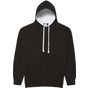 AWDis Just Hoods Varsity Hoodie jet_black/arctic_white