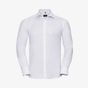 Russell Collection Men’s long sleeve tailored herringbone shirt