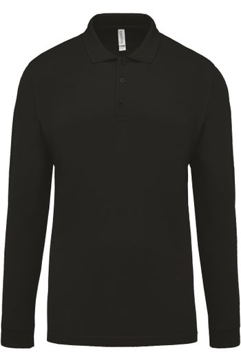 Image produit Polo piqué manches longues homme 