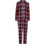 SF Clothing Women´s tartan lounge set red_navy_check