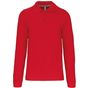 Kariban Polo manches longues homme red
