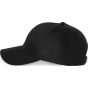 K-up Casquette en coton bio - 6 panneaux black