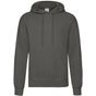 fruit of the loom Classic Hooded Sweat graphite_clair