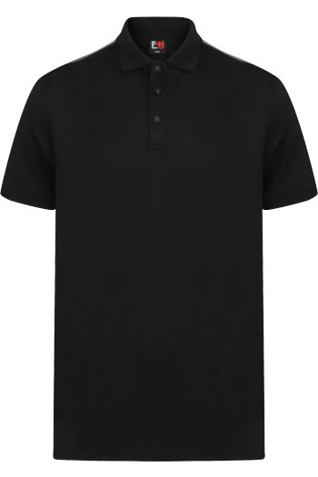 Adults contrast panel polo
