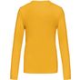 kariban T-shirt col V manches longues femme yellow