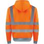 Korntex Hi-Vis workwear hooded sweat-jacket galway Signal orange