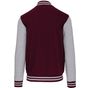 Kariban Blouson molleton teddy Unisexe wine/oxford_grey