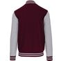 kariban Blouson molleton teddy Unisexe wine/oxford_grey