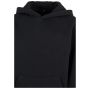 Build Your Brand Kids Fluffy Hoody Black