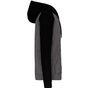 ProAct Veste molleton zippée capuche bicolore unisexe grey_heather/black